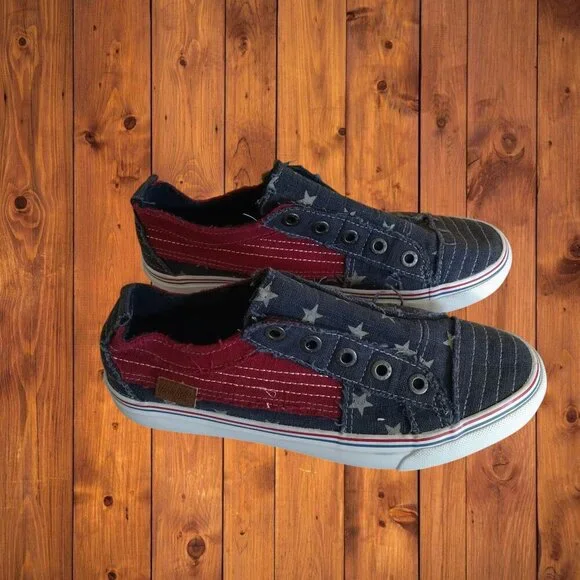 Blowfish Shoes Blowfish Malibu Womens Size Patriotic Red White